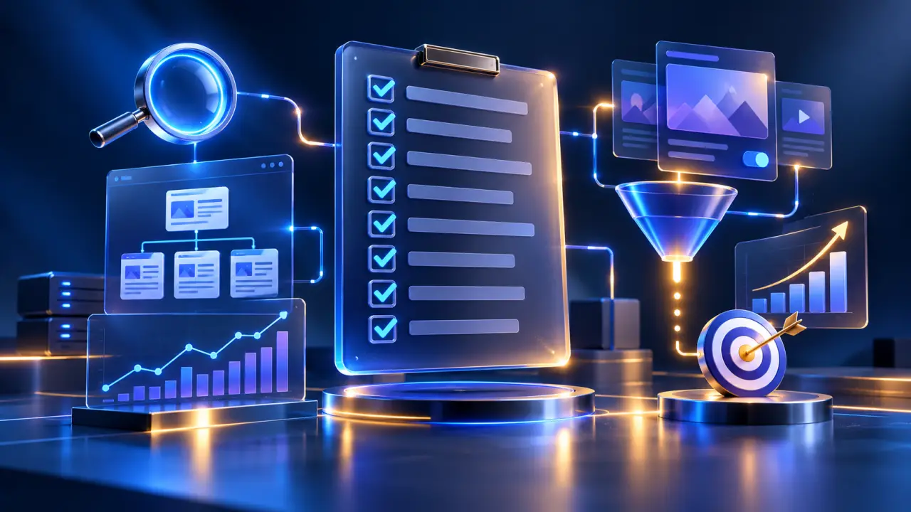 Tableau de bord SEO et performance publicitaire pour une stratégie B2B