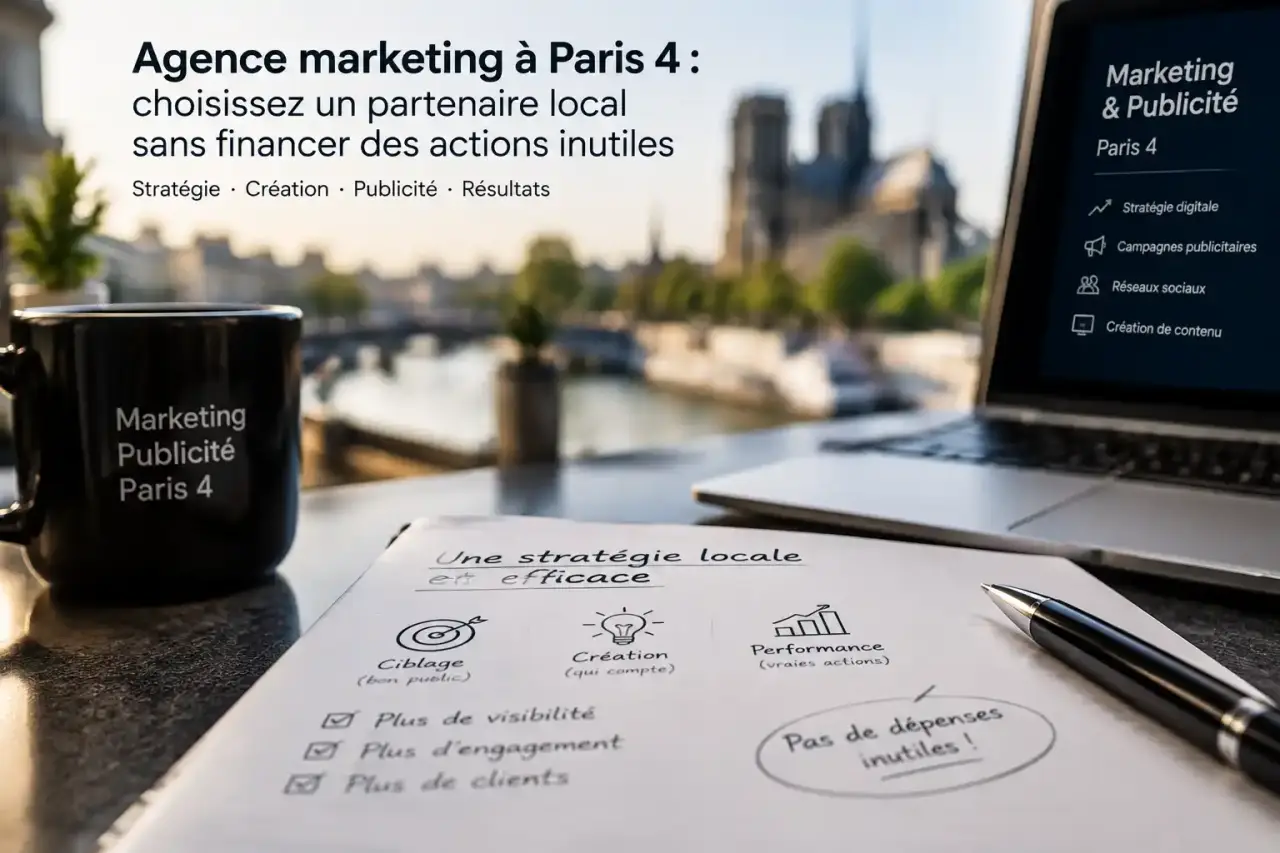 Agence marketing à Paris 4 : choisissez un partenaire local sans financer des actions inutiles