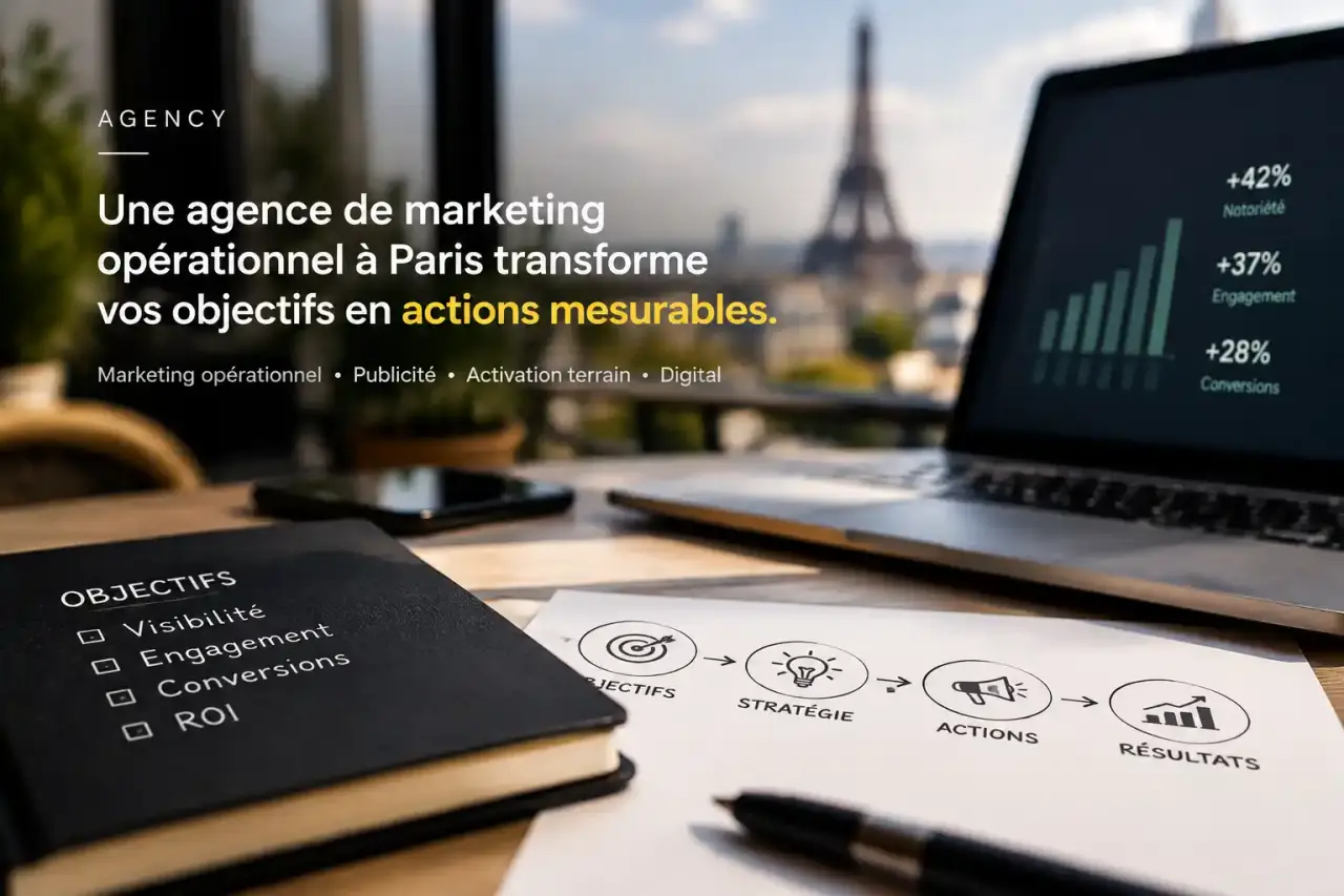 Une agence de marketing opérationnel à Paris transforme vos objectifs en actions mesurables
