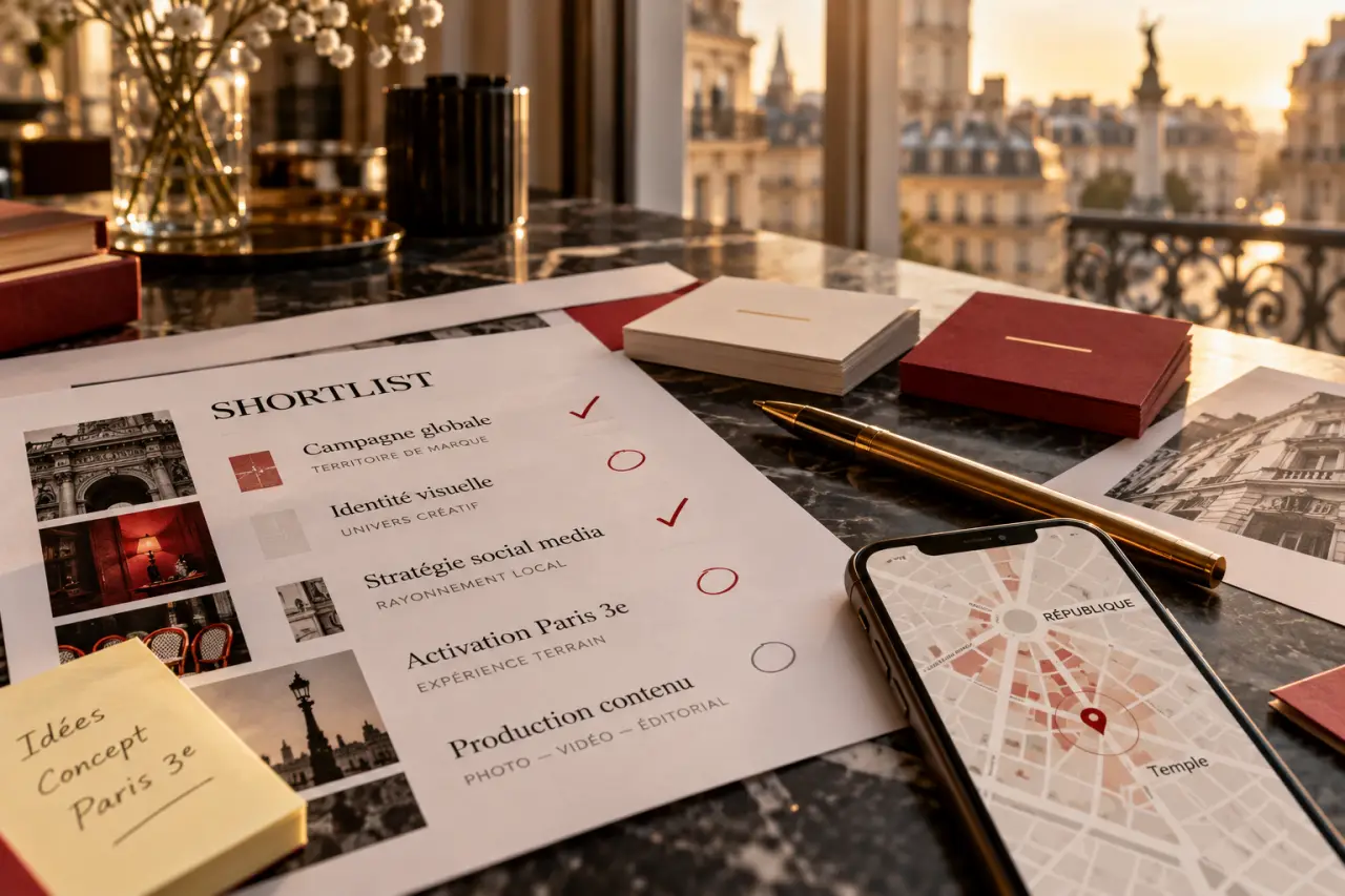 Agence marketing Paris 3 : Marais, République, Temple, comment faire une shortlist qui tient la route