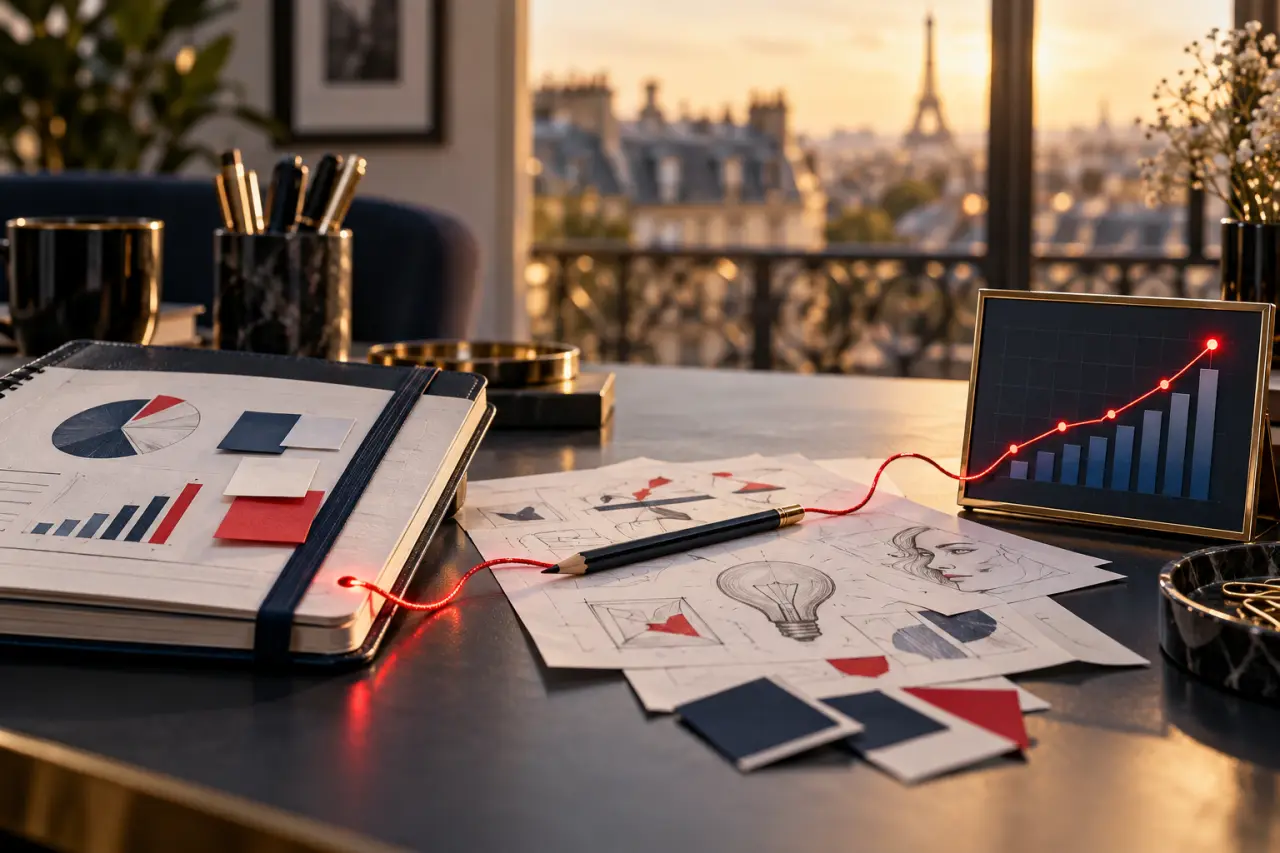 Une agence de publicité à Paris doit relier stratégie, création et résultats